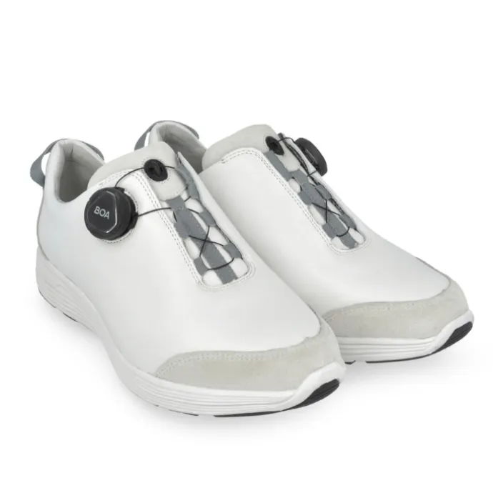 Klaveness Frida Shoe Off White Pig Velour BOA Women