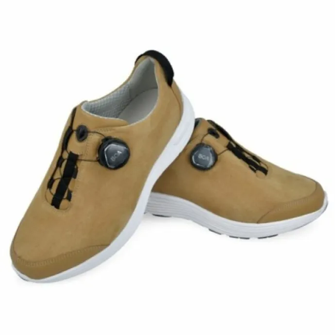 Klaveness Frida Shoe Velour BOA Camel Women