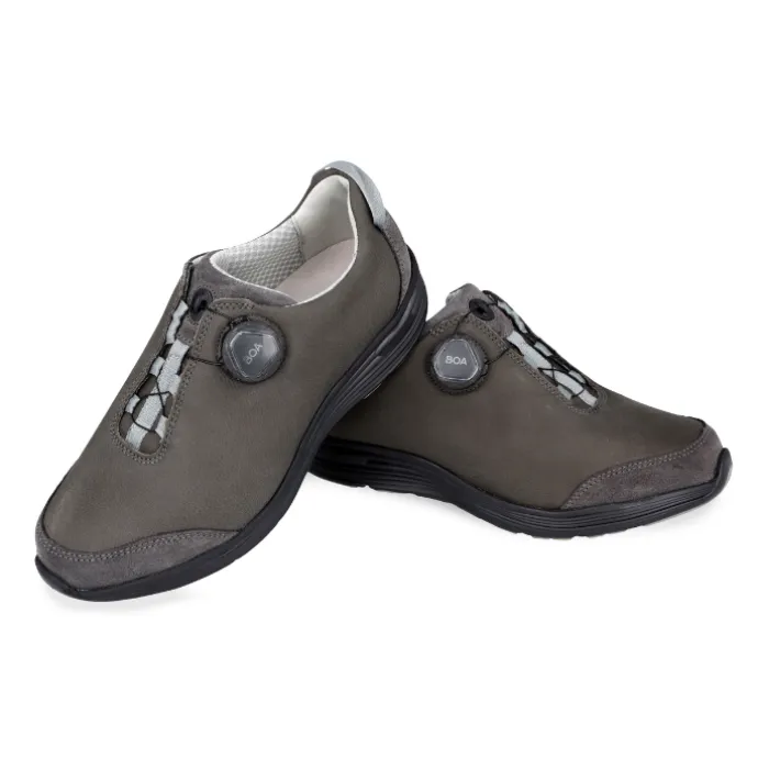 Klaveness Frida Shoe Velour BOA Grey Women