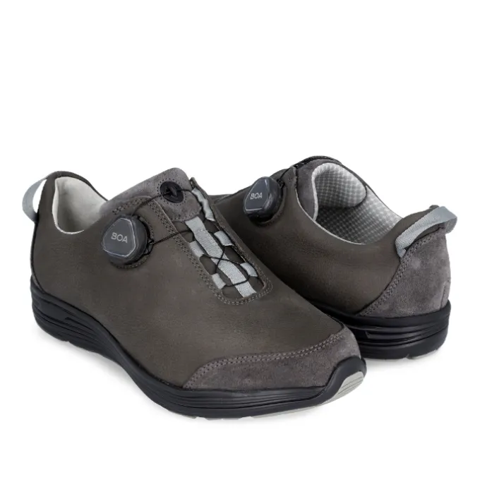 Klaveness Frida Shoe Velour BOA Grey Women