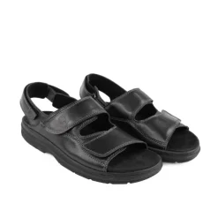 Klaveness 0837 Naturform Sandal Black Unisex