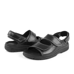 Klaveness 0837 Naturform Sandal Black Unisex