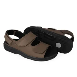 Klaveness 0837 Nubuck Naturform Sandal Brown Unisex