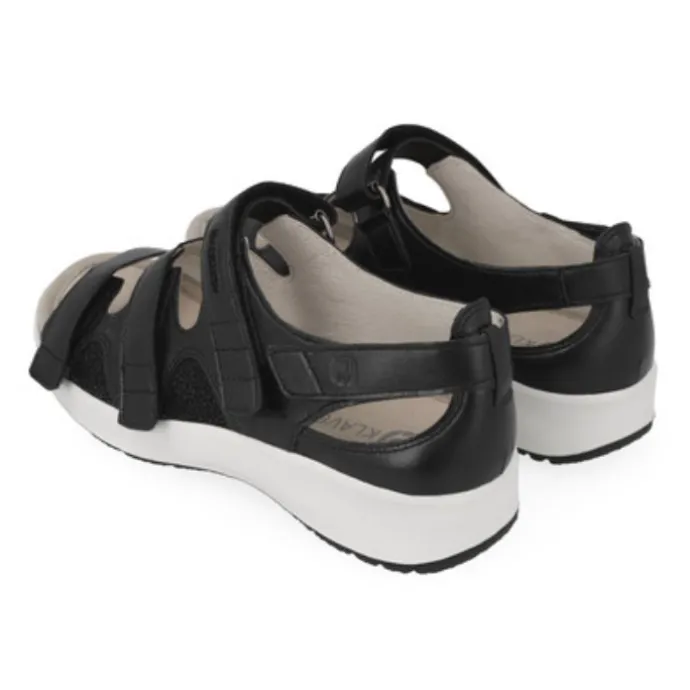 Klaveness Thea Sandal With Heelcap Leather Black Women