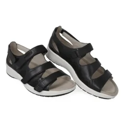Klaveness Thea Sandal With Heelcap Leather Black Women