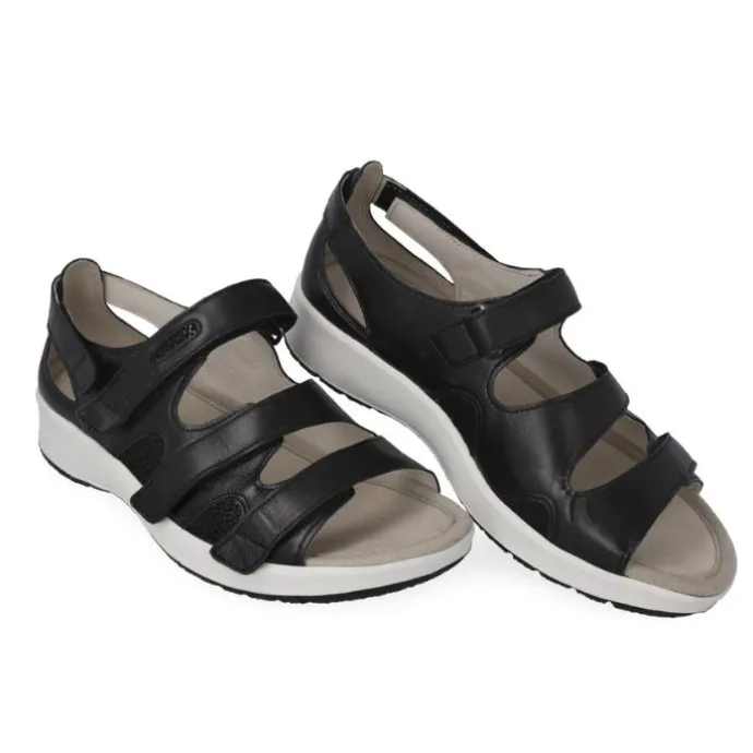 Klaveness Thea Sandal With Heelcap Leather Black Women