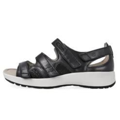 Klaveness Thea Sandal With Heelcap Leather Black Women