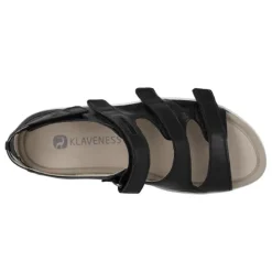 Klaveness Thea Sandal With Heelcap Leather Black Women