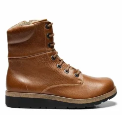 New Feet Boot Lace and Zipper Chestnut Women