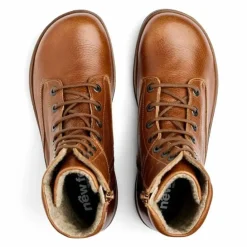New Feet Boot Lace and Zipper Chestnut Women