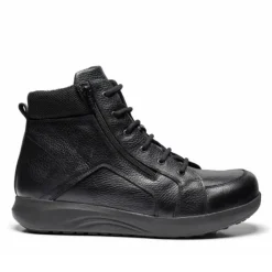 New Feet Boot With Lace And Zipper Black Men