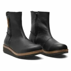 New Feet Boot 2 Zippers Black Women