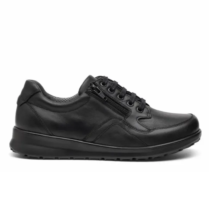 New Feet Lace & Zipper Black Women