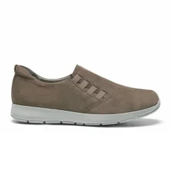 New Feet Loafer Elastic Goat Skin Sand Women