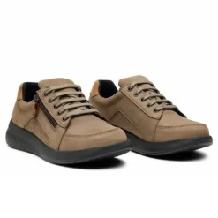 New Feet Nubuck With Lace & Zipper Sand Women
