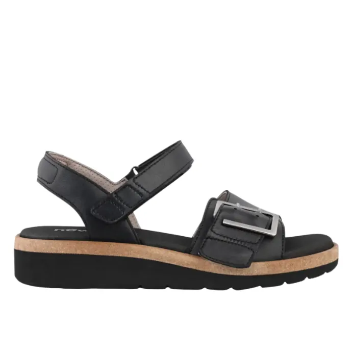 New Feet Sandal Leather Black Women
