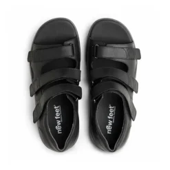 New Feet Sandal With Heelcap Black Men