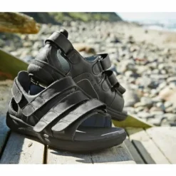 New Feet Sandal With Heelcap Black Men