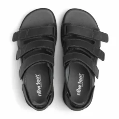 New Feet Sandal With Heelcap Black Men