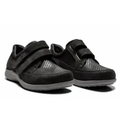 New Feet Shoe 2 Velcro Straps Black Women