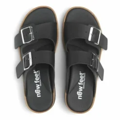 New Feet Slip In Microfiber Black Women