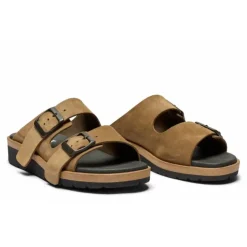 New Feet Slip In Suede Cognac Women