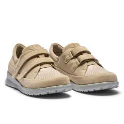 New Feet Velcro Leather/Stretch Sand Women