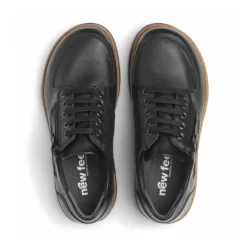 New Feet With Lace & Zipper Black Women