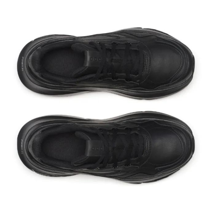 Saucony Guide Metro Leather Wide Tripple Black Women