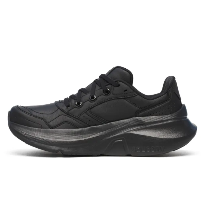 Saucony Guide Metro Leather Wide Tripple Black Women