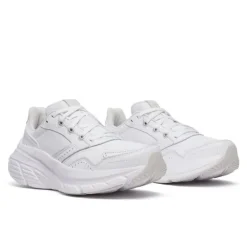 Saucony Guide Metro Leather Wide White Women