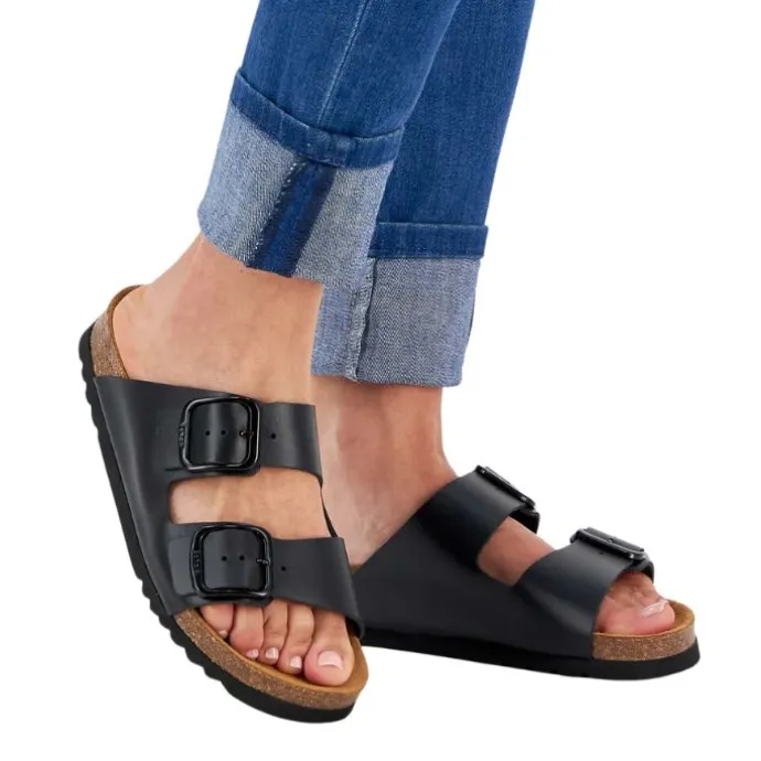 Scholl Josephine Leather Black Women