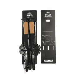 SILVA Walking Poles Aluminium Z-Fold Grey